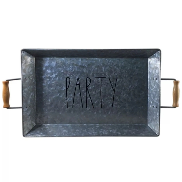 NWT! Rae Dunn Galvanized Tray - Picture 1 of 4